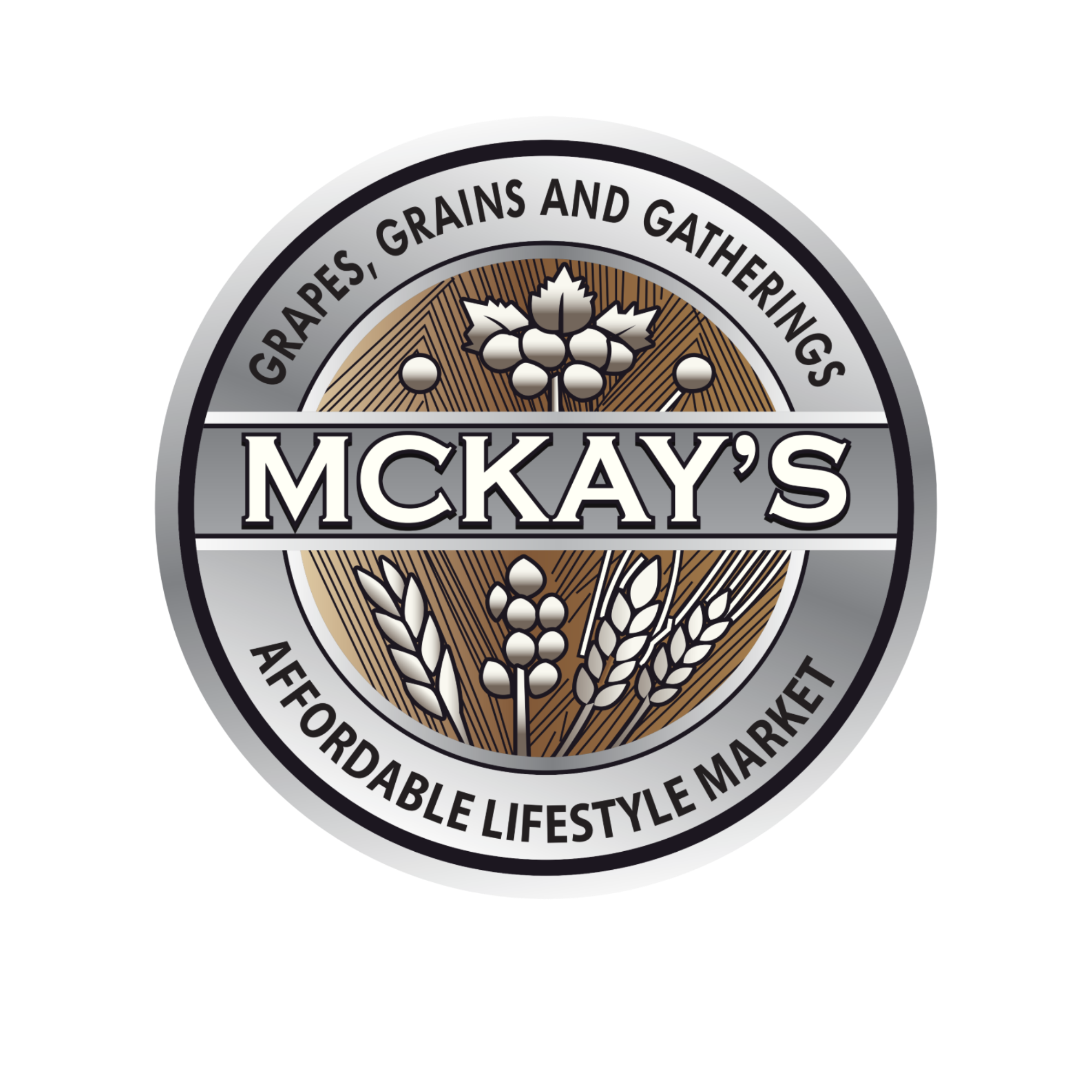 McKay's Grapes Grains & Gatherings Logo